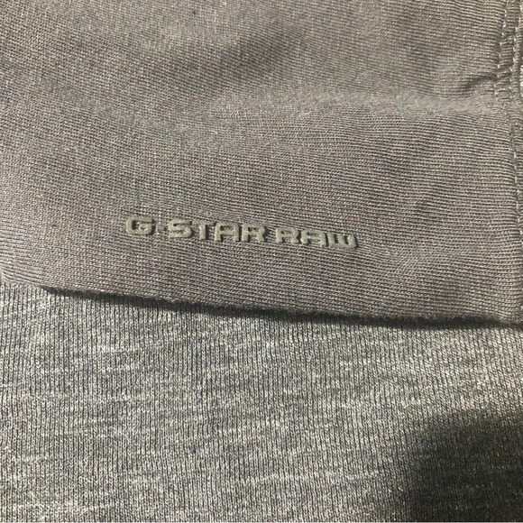 G-Star Raw Shawl Collar Pullover Sweater in Dark Grey and  Black - Picture 5 of 15